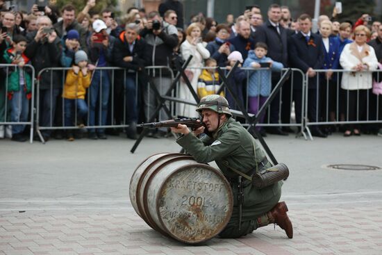Russia WWII Krasnodar Liberation Anniversary Re-enactment
