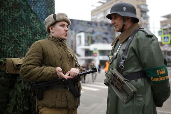 Russia WWII Krasnodar Liberation Anniversary Re-enactment