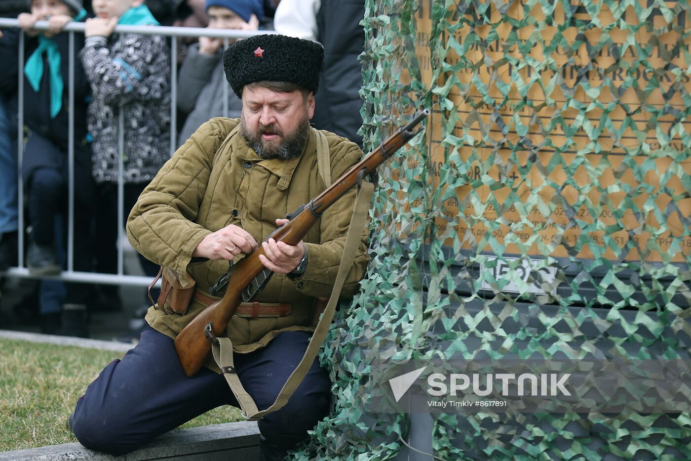 Russia WWII Krasnodar Liberation Anniversary Re-enactment