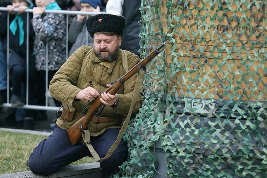 Russia WWII Krasnodar Liberation Anniversary Re-enactment