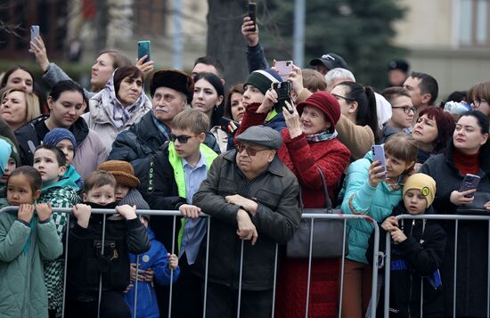 Russia WWII Krasnodar Liberation Anniversary Re-enactment