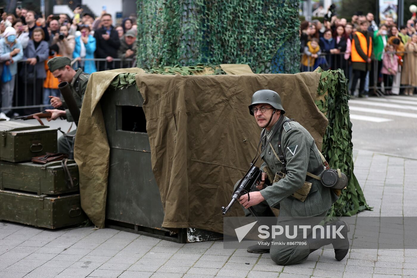 Russia WWII Krasnodar Liberation Anniversary Re-enactment