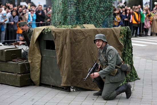 Russia WWII Krasnodar Liberation Anniversary Re-enactment