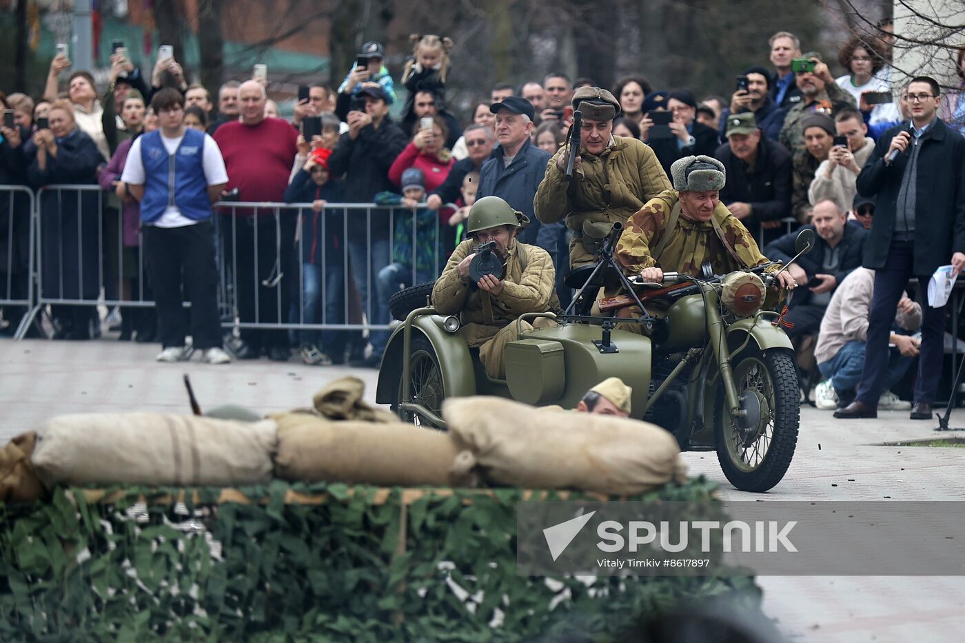 Russia WWII Krasnodar Liberation Anniversary Re-enactment