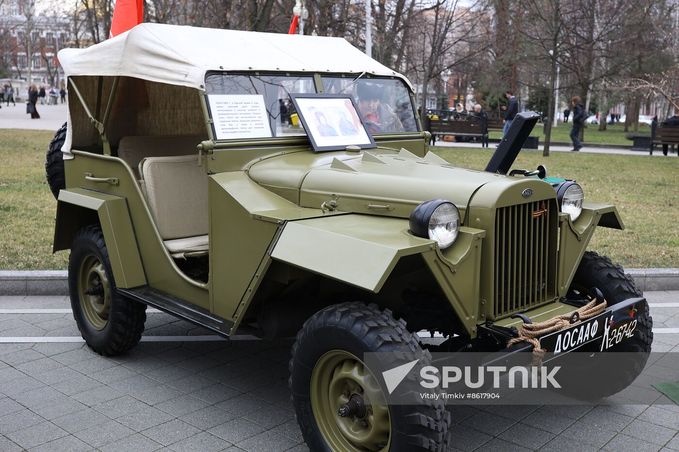 Russia WWII Krasnodar Liberation Anniversary Re-enactment