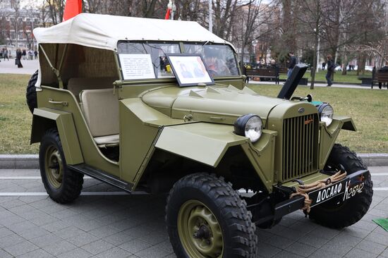 Russia WWII Krasnodar Liberation Anniversary Re-enactment