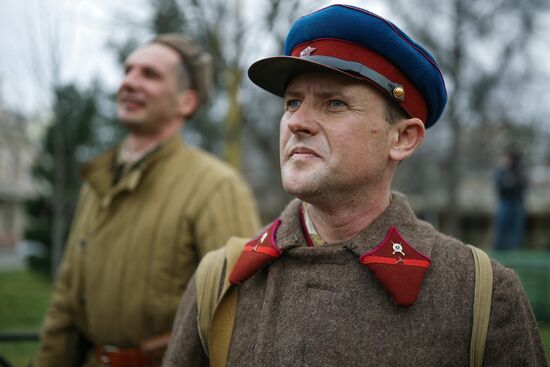 Russia WWII Krasnodar Liberation Anniversary Re-enactment
