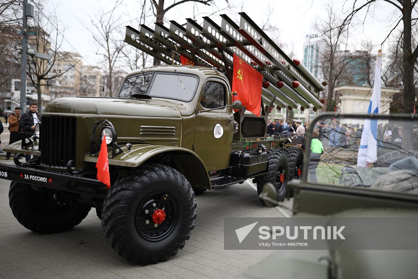 Russia WWII Krasnodar Liberation Anniversary Re-enactment