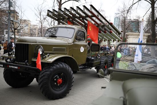 Russia WWII Krasnodar Liberation Anniversary Re-enactment