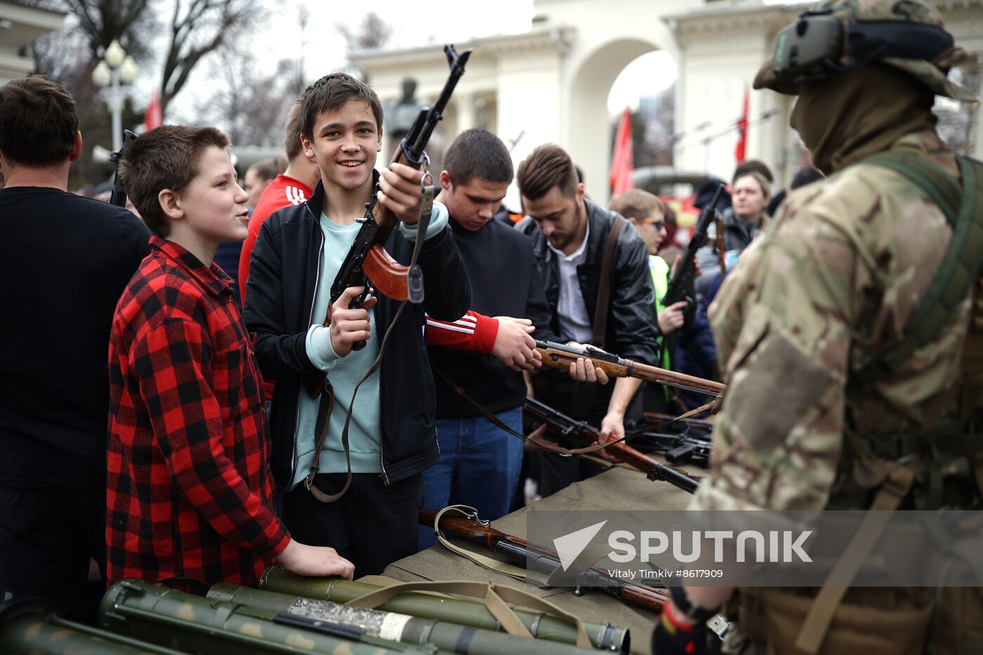 Russia WWII Krasnodar Liberation Anniversary Re-enactment