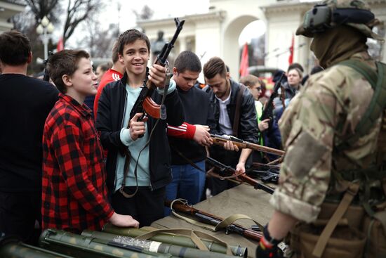 Russia WWII Krasnodar Liberation Anniversary Re-enactment