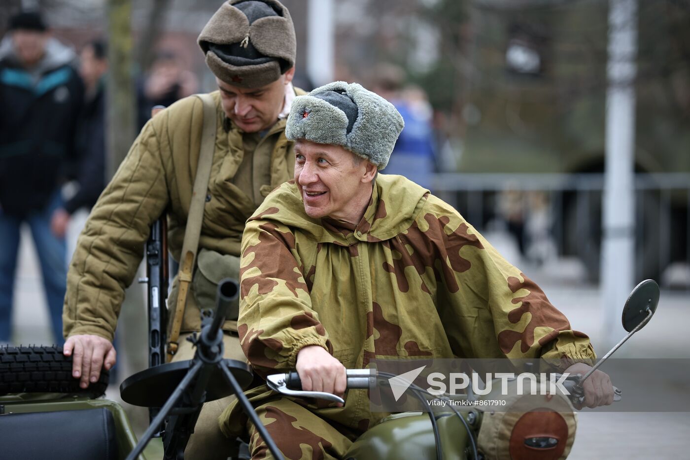 Russia WWII Krasnodar Liberation Anniversary Re-enactment