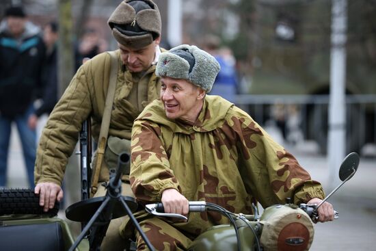 Russia WWII Krasnodar Liberation Anniversary Re-enactment