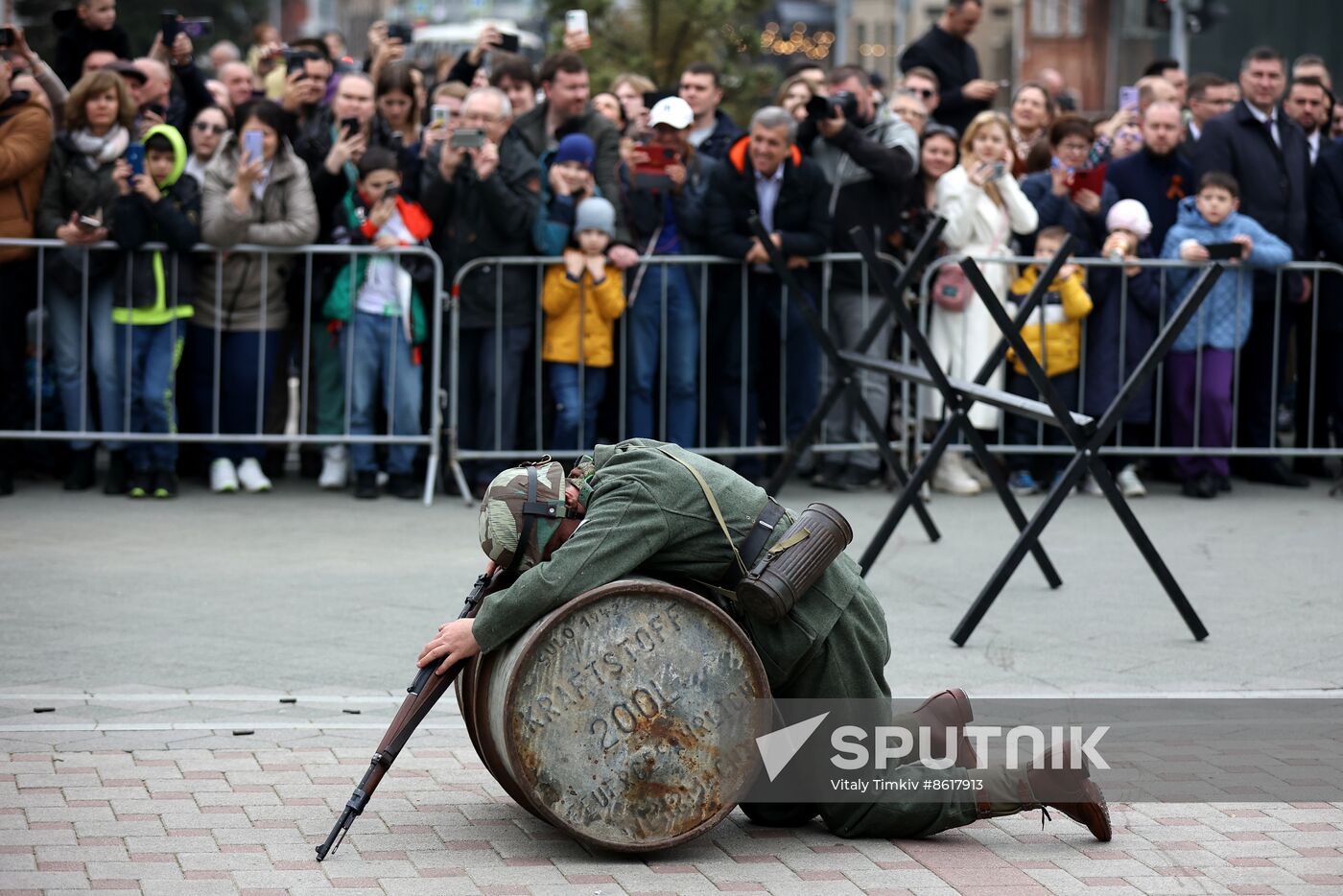 Russia WWII Krasnodar Liberation Anniversary Re-enactment