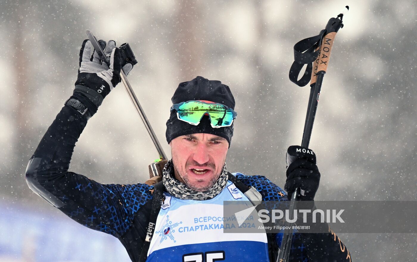 Russia Spartakiad Biathlon Men Individual