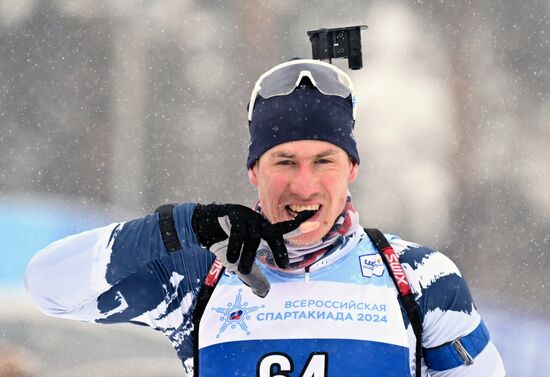 Russia Spartakiad Biathlon Men Individual