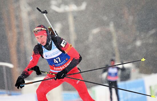 Russia Spartakiad Biathlon Men Individual