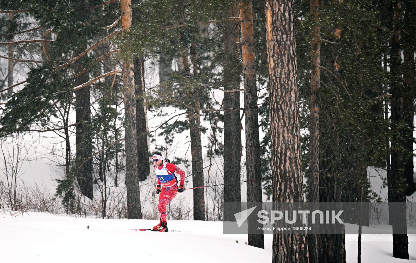 Russia Spartakiad Biathlon Men Individual