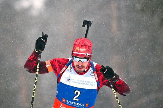 Russia Spartakiad Biathlon Men Individual