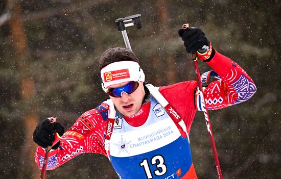 Russia Spartakiad Biathlon Men Individual