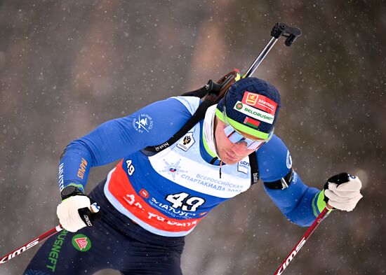 Russia Spartakiad Biathlon Men Individual