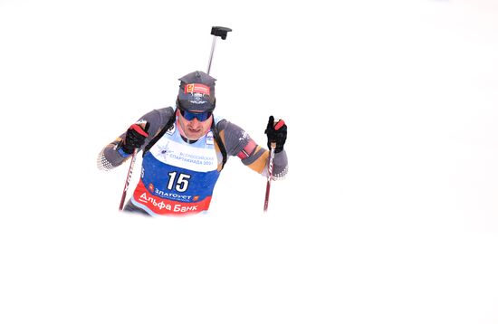 Russia Spartakiad Biathlon Men Individual