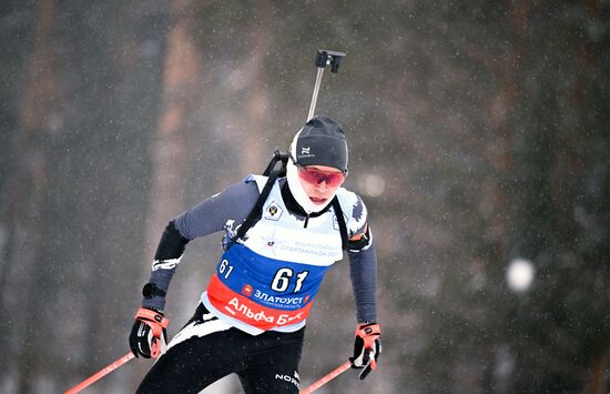 Russia Spartakiad Biathlon Men Individual