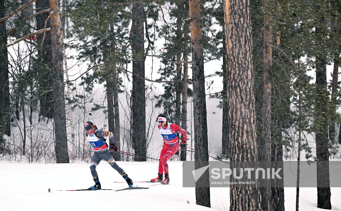 Russia Spartakiad Biathlon Men Individual