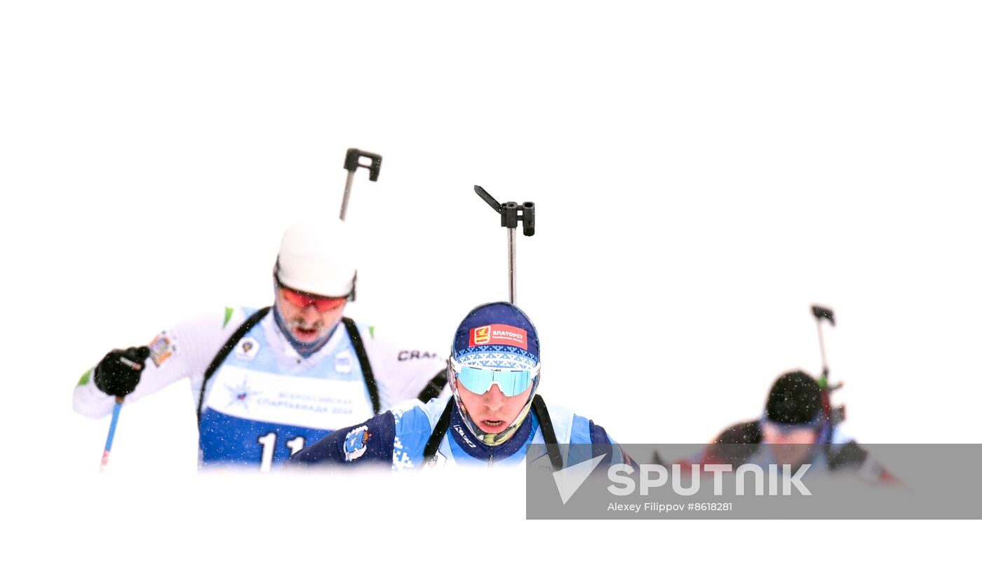 Russia Spartakiad Biathlon Men Individual