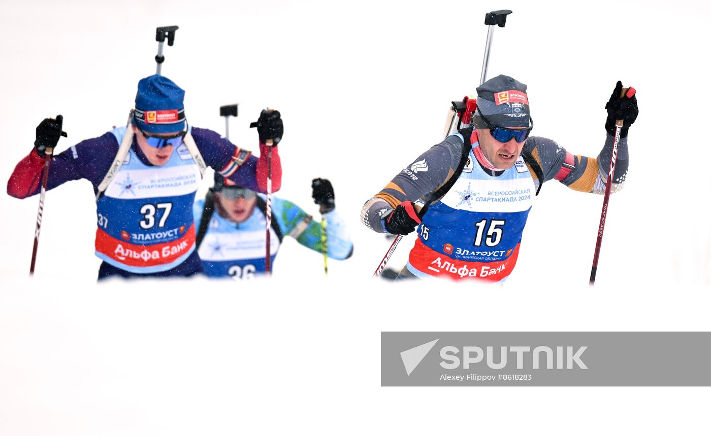 Russia Spartakiad Biathlon Men Individual