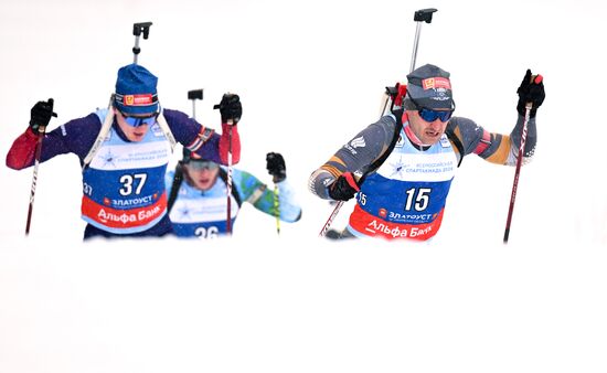 Russia Spartakiad Biathlon Men Individual