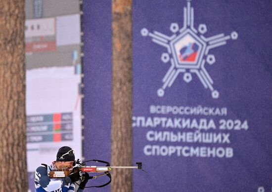 Russia Spartakiad Biathlon Men Individual