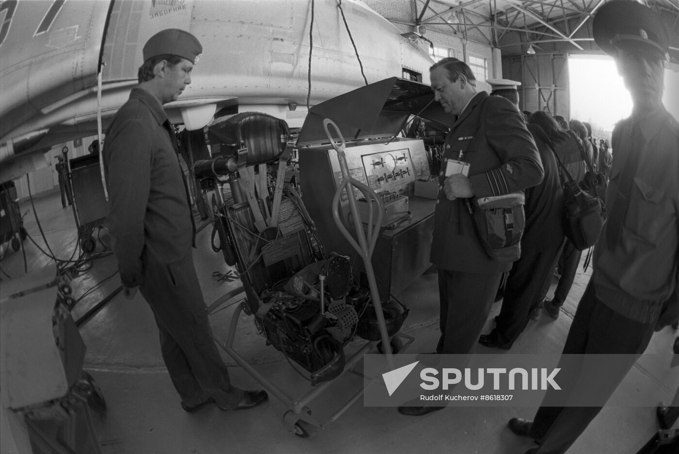 CSCE representatives at Siversky military airfield