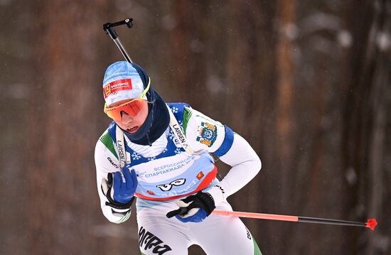 Russia Spartakiad Biathlon Women Individual