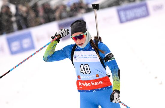 Russia Spartakiad Biathlon Women Individual