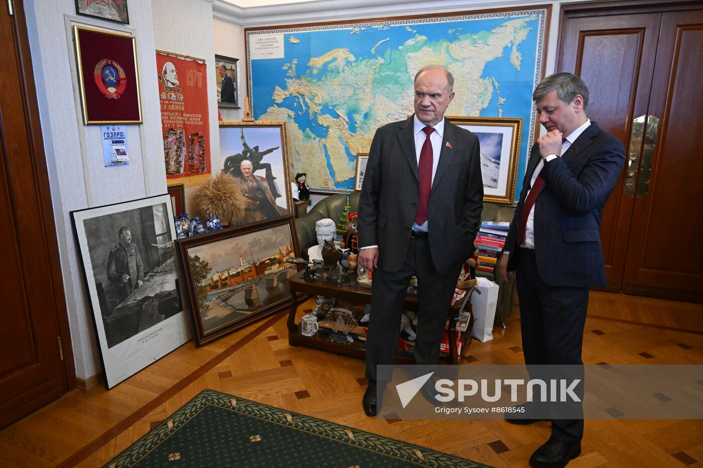 Russia Communist Party DPRK Workers' Party Meeting