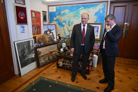 Russia Communist Party DPRK Workers' Party Meeting