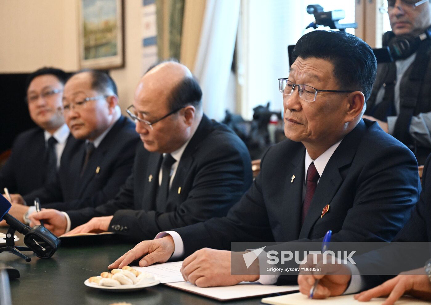 Russia Communist Party DPRK Workers' Party Meeting