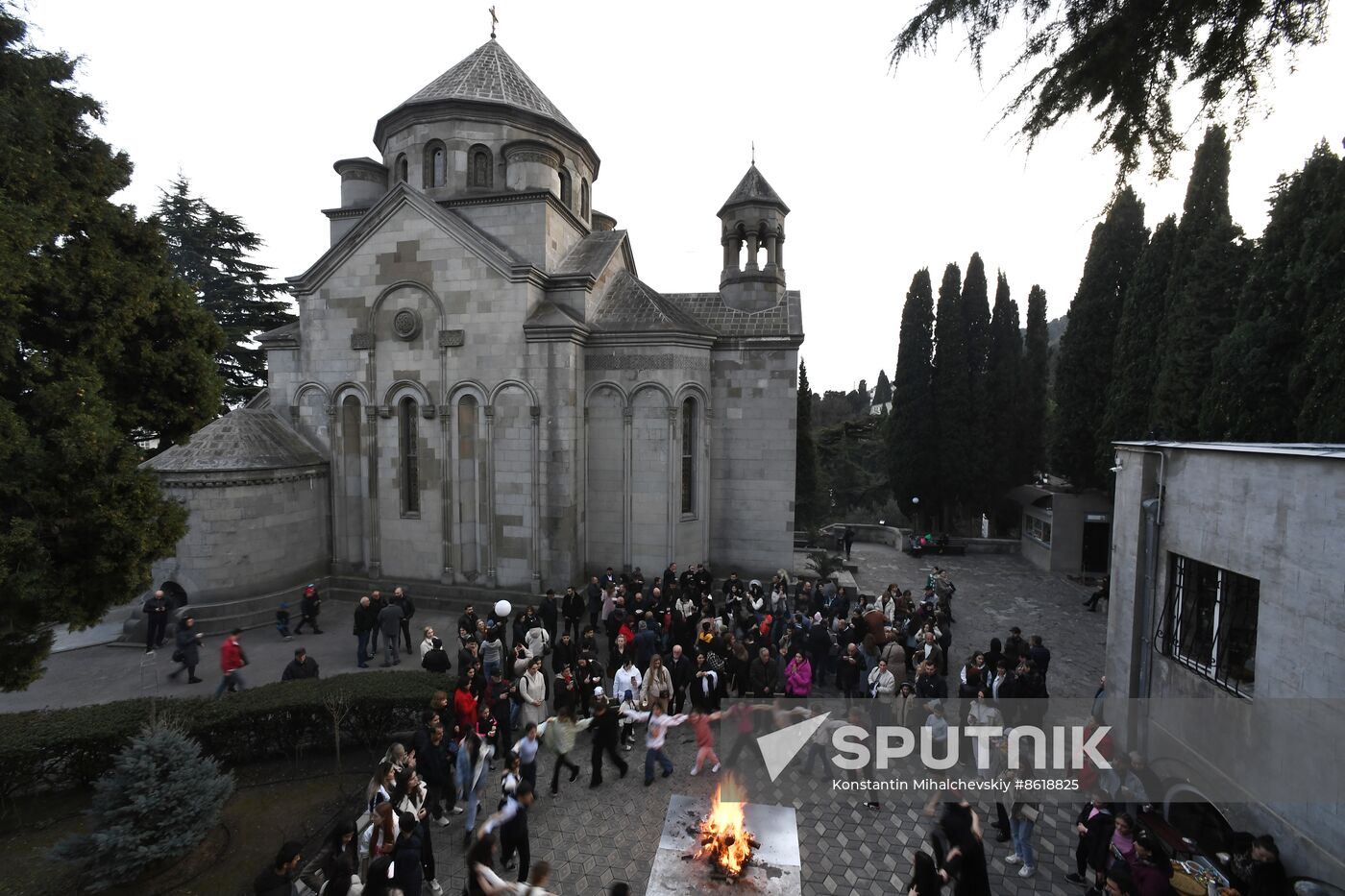 Russian Crimea Armenian Trndez Feast