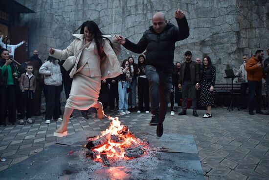 Russian Crimea Armenian Trndez Feast