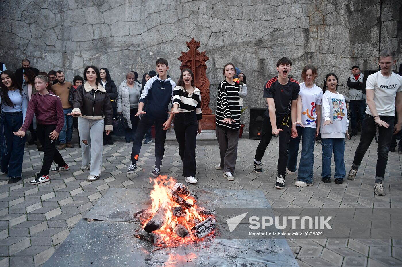 Russian Crimea Armenian Trndez Feast