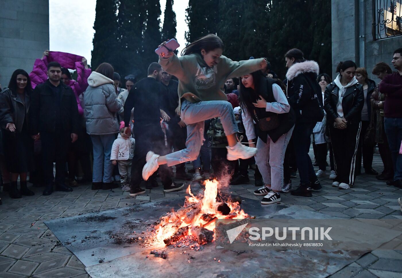 Russian Crimea Armenian Trndez Feast