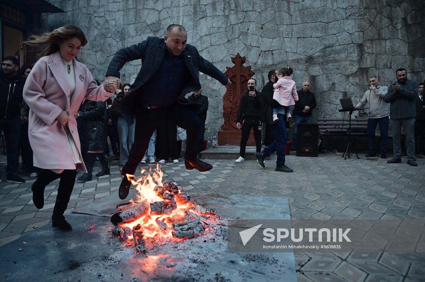 Russian Crimea Armenian Trndez Feast