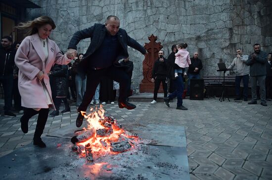 Russian Crimea Armenian Trndez Feast