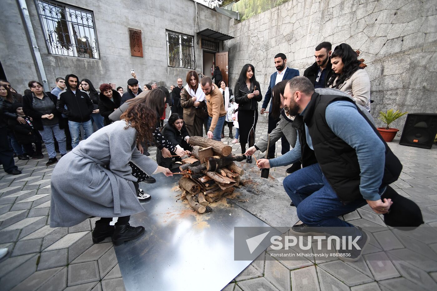 Russian Crimea Armenian Trndez Feast