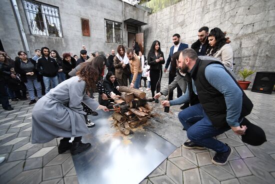 Russian Crimea Armenian Trndez Feast