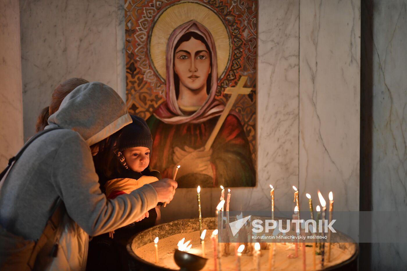 Russian Crimea Armenian Trndez Feast