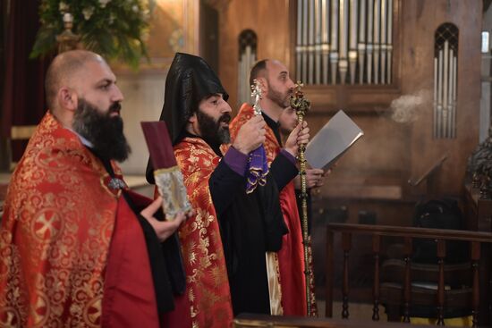 Russian Crimea Armenian Trndez Feast