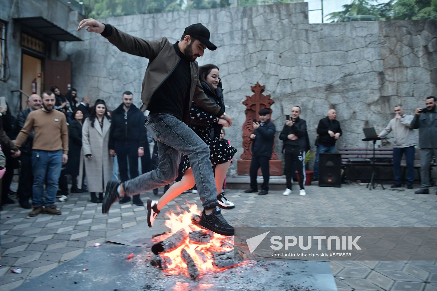 Russian Crimea Armenian Trndez Feast