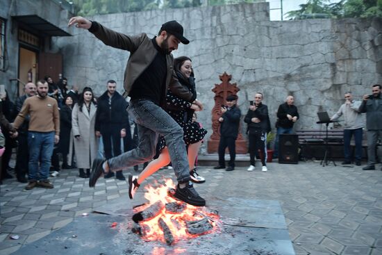 Russian Crimea Armenian Trndez Feast